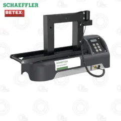 Benchtop heater with vertical mounting arm and digital control panel; Schaeffler Heater100-Basic for controlled heating