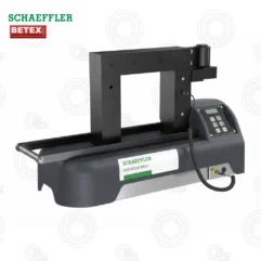 Schaeffler Betex bearing heater with a black frame and digital control panel on the right side.
