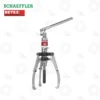 Schaeffler HSP-43 Hydraulic two-three-arm puller | E-Shop Bearings Specialist Betex bearing puller with three jaws and long T-handle used to extract bearings from a shaft (Schaeffler Betex tool).
