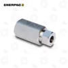 Enerpac 41246 Adaptor, 3/8" F Cone to 1/4" F NPTF | E-Shop Bearings Specialist Enerpac hydraulic adapter: hexagonal nut end with a hollow bore for connection to a hydraulic hose or fitting.