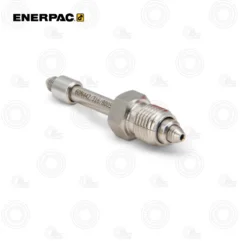 Enerpac 43704 Gauge Connector Kit | E-Shop Bearings Specialist Industrial threaded sensor probe with hex nut, used to measure parameters in hydraulic/pneumatic systems.