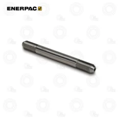Enerpac 45126 Tubing, 8" Tube, 3/8" O.D. | E-Shop Bearings Specialist Metal stud/rod with threaded ends and smooth central shaft (machined steel component)