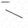 Enerpac 45136 Tubing, 12" Tube, 3/8" O.D. | E-Shop Bearings Specialist Long gray metal rod with threaded ends, a component for Enerpac hydraulic lifting systems.