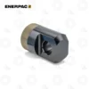 Enerpac AD153 25-Ton Clevis Eye | E-Shop Bearings Specialist Enerpac metal adapter with a male thread on one end and a central through-hole for hydraulic fittings