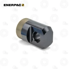 Enerpac AD153 25-Ton Clevis Eye | E-Shop Bearings Specialist Enerpac metal adapter with a male thread on one end and a central through-hole for hydraulic fittings
