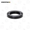 Enerpac AD173 9-Ton Retainer Nut | E-Shop Bearings Specialist Black circular flange with internal threading and two small holes on opposite sides, likely a mounting adapter component