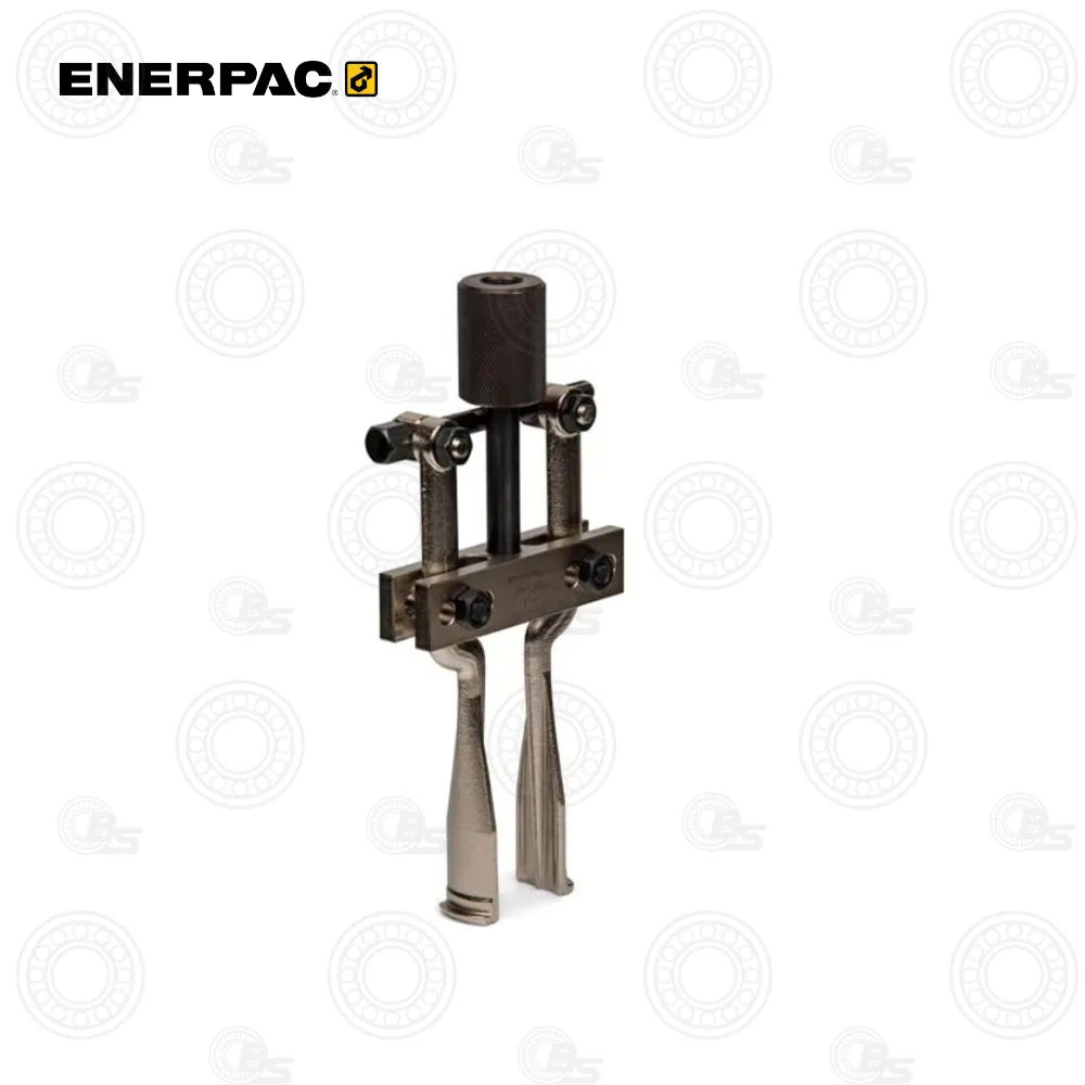 Enerpac BHP180 7-Ton Bearing Cup Puller | E-Shop Bearings Specialist Hydraulic bearing puller with two long handles and central ram for extracting bearings or gears ( Enerpac ).