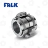 REGALREXNORD FALK GEAR COUPLING | E-Shop Bearings Specialist Two-piece metal shaft coupling with bolt clamps for joining rotating shafts.