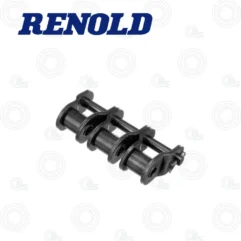 Crankshaft assembly with multiple journals on a metal shaft, black finish, shown at an angle.